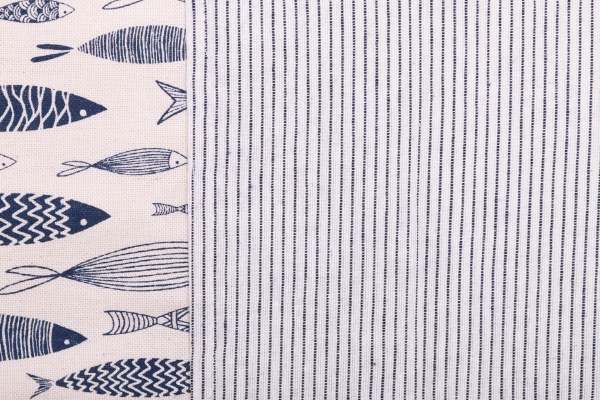 Серветка La Nuit синя смужка 35x45 см синій 