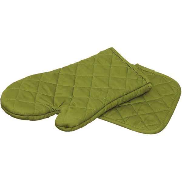 Набір кухонний рукавичка та прихватка 17x30 см трав'яний 