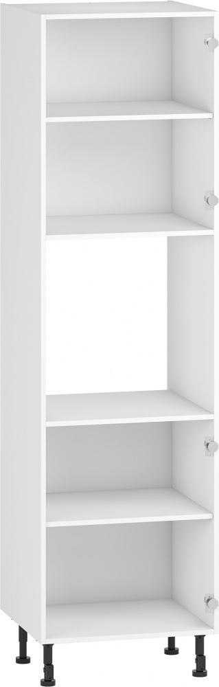 Шкаф под духовку Грейд с распашными фасадами Оптимум 600x2186x560 мм белый