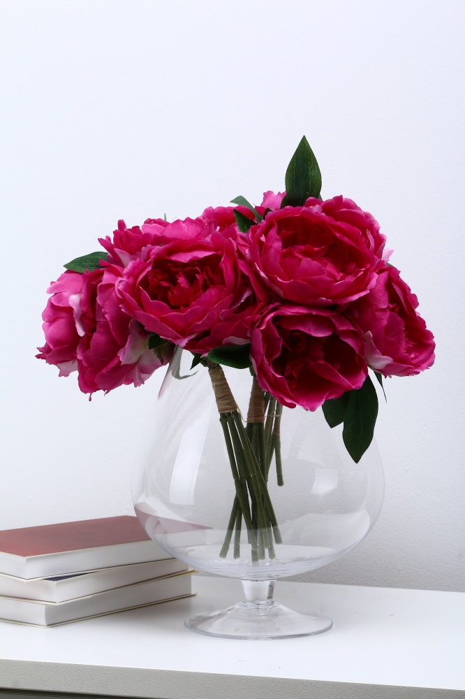 Ваза стеклянная Wrzesniak Glassworks коньячная 19-102B 24 см прозрачный