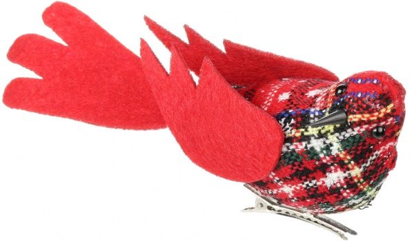 Декорация новогодняя Птичка шотландская 9207-14