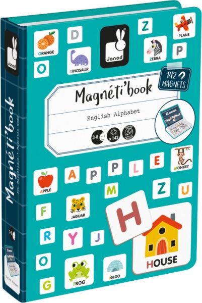 Игра настольная Janod Magneti'book Английский алфавит J02712