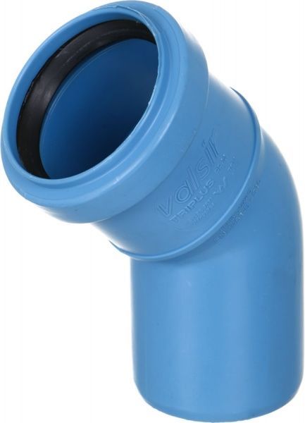 Коліно Valsir безшумне Triplus d50x45° (VS0650425)