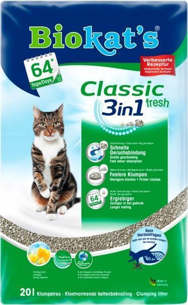 Наповнювач для котячого туалету Gimpet Biokat's CLASSIC Fresh 10 кг