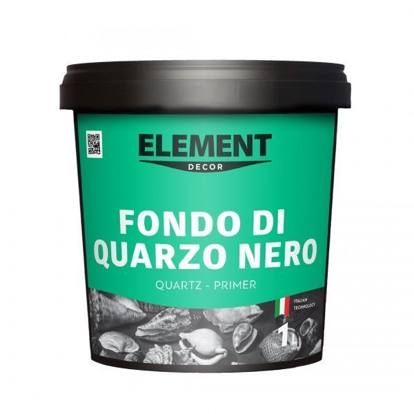 Ґрунтовка кварцова адгезійна Element Decor Fondo di Quarzo Nero 1 л