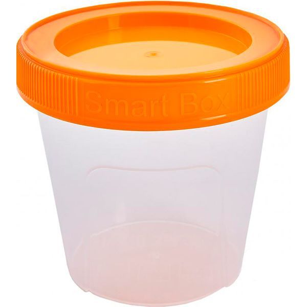 Контейнер із кришкою Алеана «Smart Box» 0,5 л світло-помаранчевий