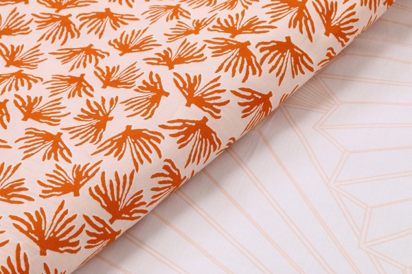 Комплект постільної білизни Amiens 2.0 білий із коричневим Today 