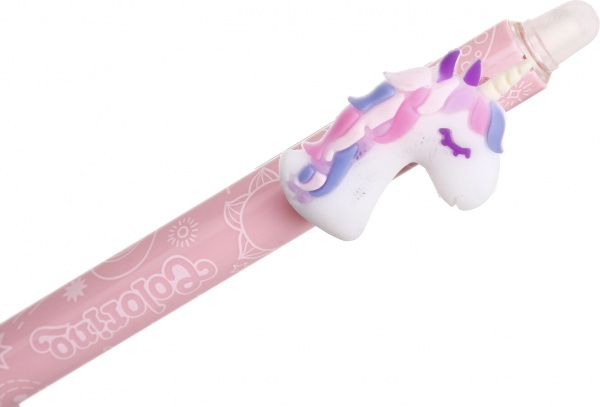 Ручка Colorino Єдиноріг пиши-стирай синя