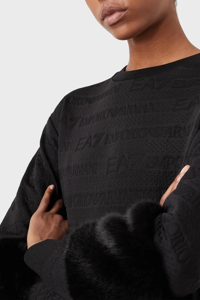 Світшот EA7 6LTM33-TJGVZ-1200 р. XS чорний