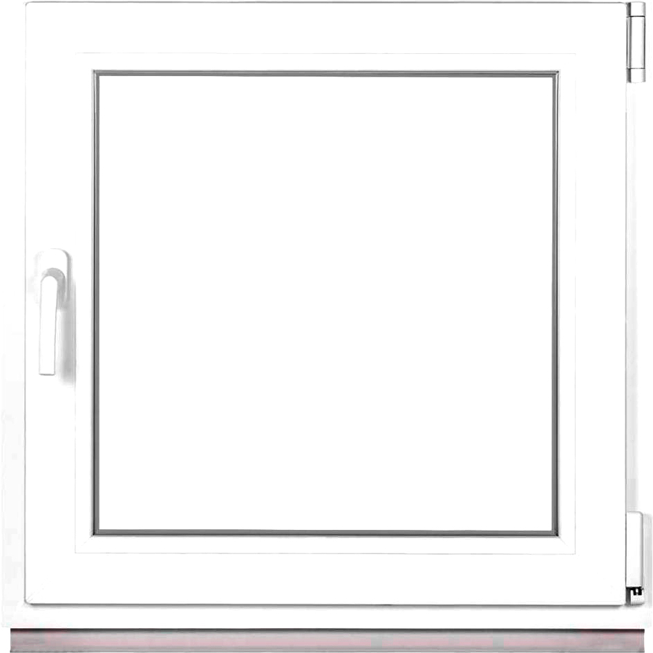 Окно поворотно-откидное Framex 58 500x500 мм правое