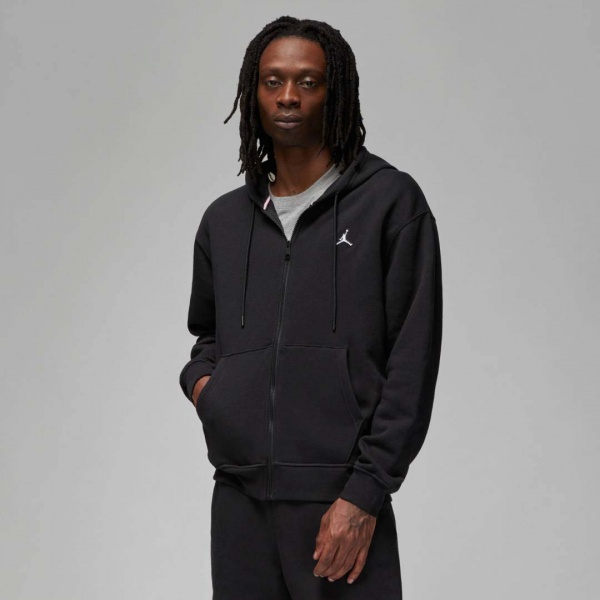 Джемпер Nike M J ESS FLC FZ HOODIE DQ7350-010 р. S чорний