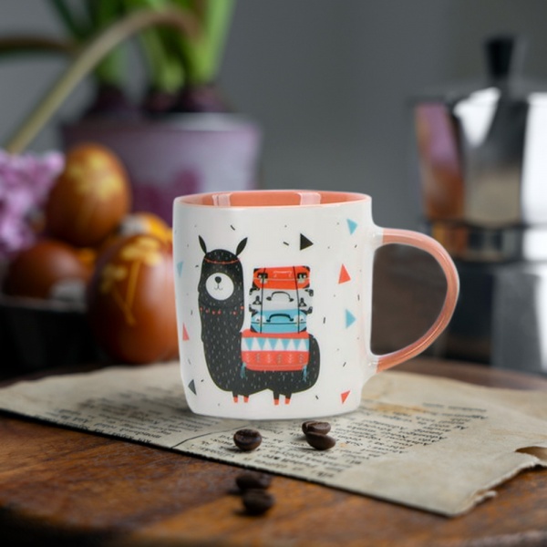 Чашка Лама путешественник 325 мл VT-C-108325 Vittora