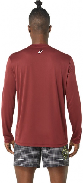 Футболка Asics FUJITRAIL LOGO LS TOP 2011C720-604 р.2XL червоний