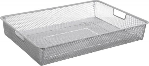 Кошик до гардеробної системи Larvij 555х410х85 мм сітчастий L9559GA сірий