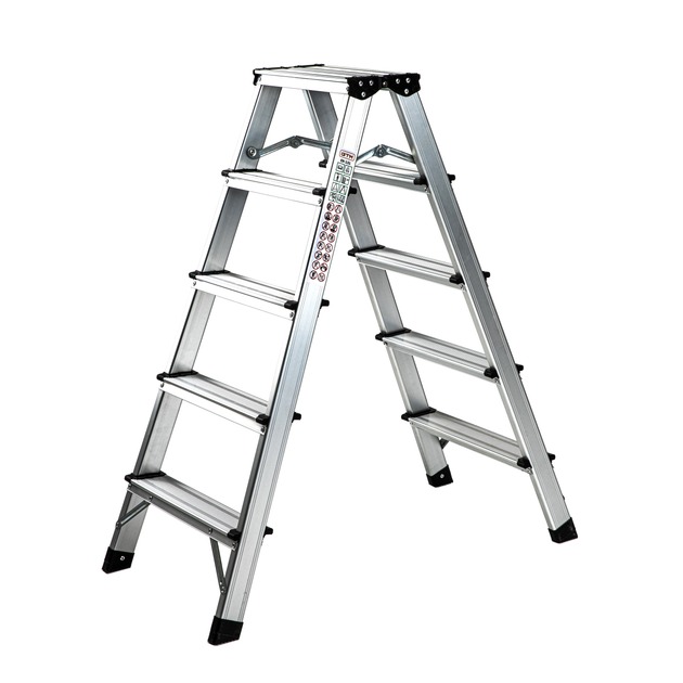 Драбина-стрем’янка GTM двостороння 2x5 KMH1205 (39698)