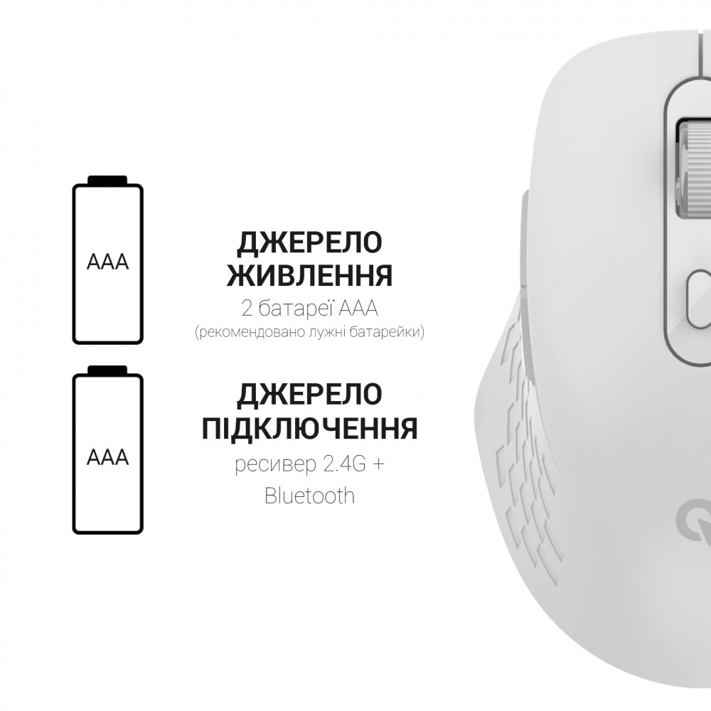 Мишка OfficePro Silent Click Wireless white (M230W)