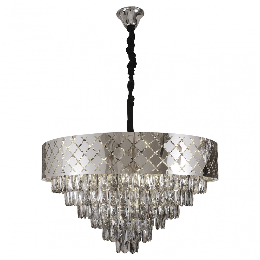 Люстра подвесная NEW ARTIER Cris-Art Structa CH 8xE14 хром