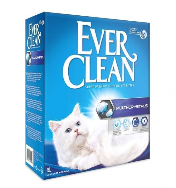 Наполнитель для кошачьего туалета Ever Clean Мульти-Кристаллы 6 л