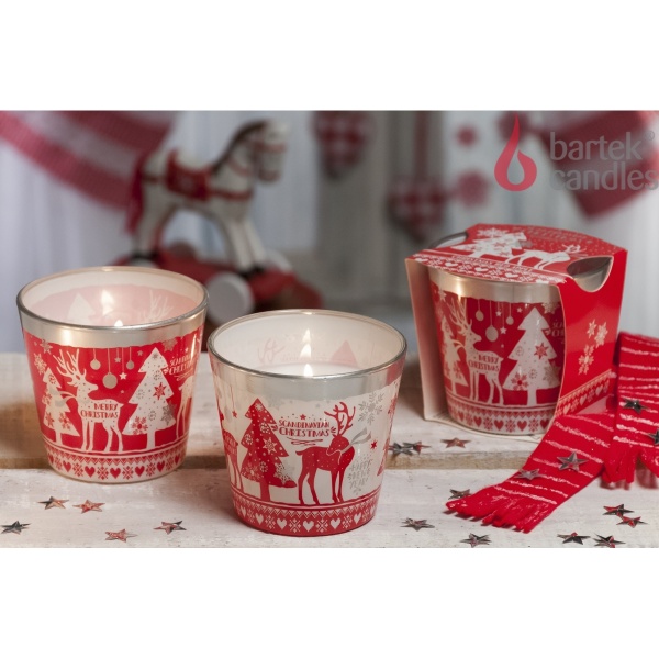Свічка Скандинавія (скло 115 г) Bartek Candles