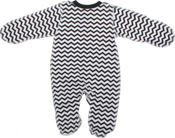 Комбінезон дитячий для хлопчика Маленькие люди зигзаги 9501-110 р.56 чорно-білий 