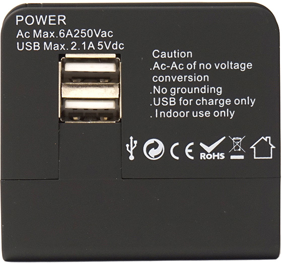 Адаптер PowerPlant сетевой универсальный 6 А USB