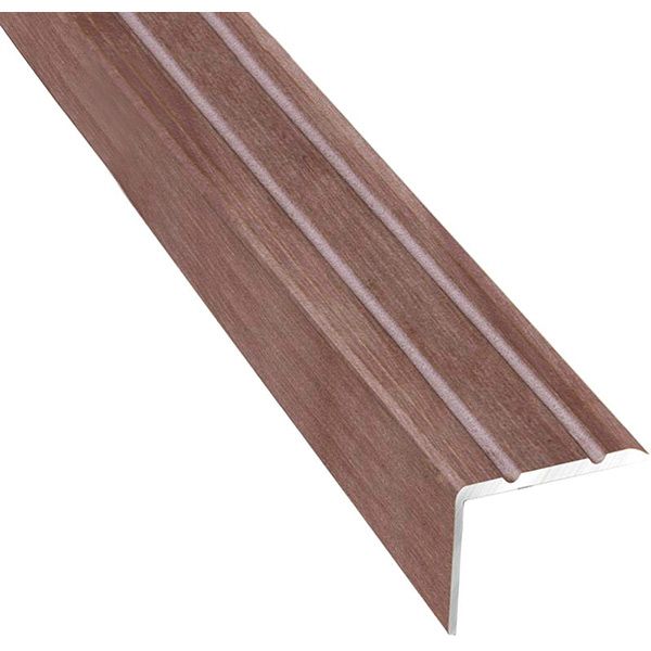 Профиль алюминиевый TIC с отверстиями 25x900 мм дуб белый