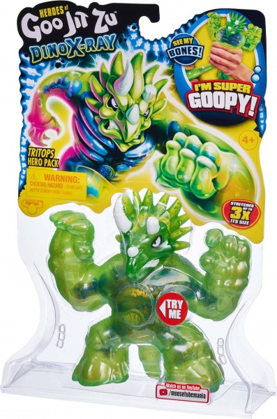 Іграшка-розтяжка GooJitZu Діно Трітопс S4 41188 