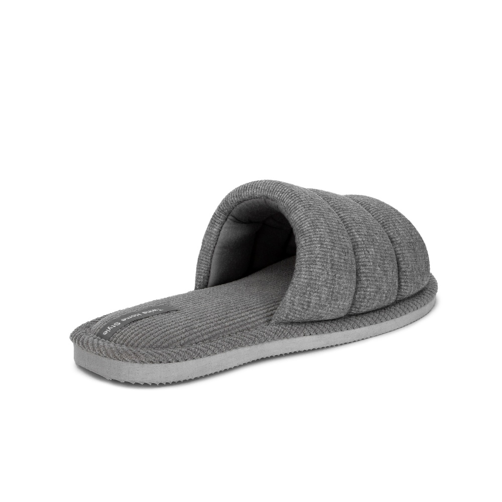 Тапки домашние Twins HS-VL трикотажные з прошивкой 14151 р.36/37 серый