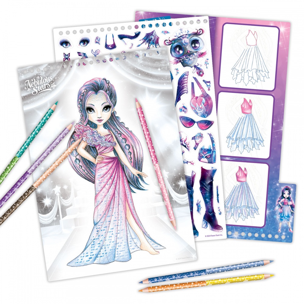 Набор для творчества Nebulous Stars Скетчбук: Звездный бал 11142