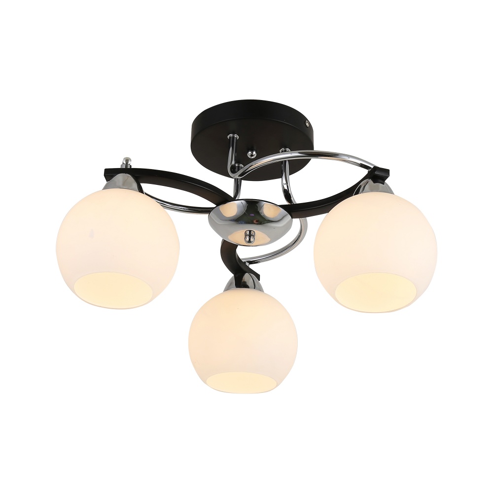 Люстра Miorro Vanessa 3x40 Вт E27 черный хром 51-311-164