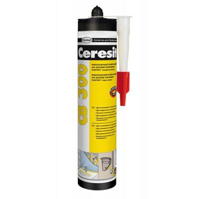 Клей-герметик Ceresit Flextec CB 300 сірий 300 мл