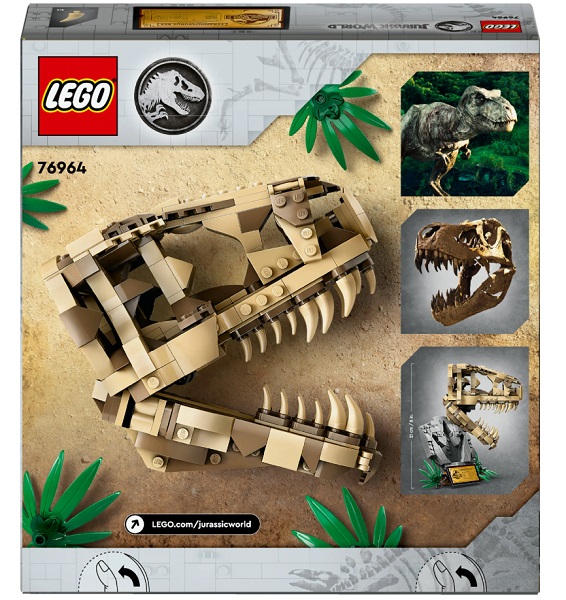 Конструктор LEGO Jurassic World Скамʼянілості динозаврів: череп тиранозавра 76964