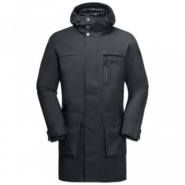 Напівпальто Jack Wolfskin COLD BAY PARKA M 1113671-6350 L темно-сірий — фото 1