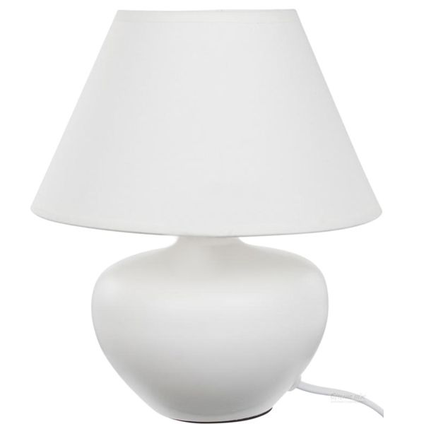 Настільна лампа декоративна Accento lighting 1x40 Вт E14 білий ALT-T-D3268S WH 
