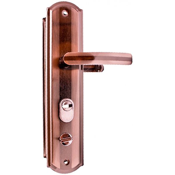 Ручка на планці  BRUNO BR-33 права PZ 67 мм матовий нікель