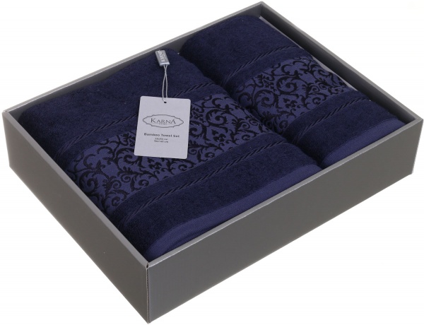 Набор полотенец Armond 2 шт. синий Karna 