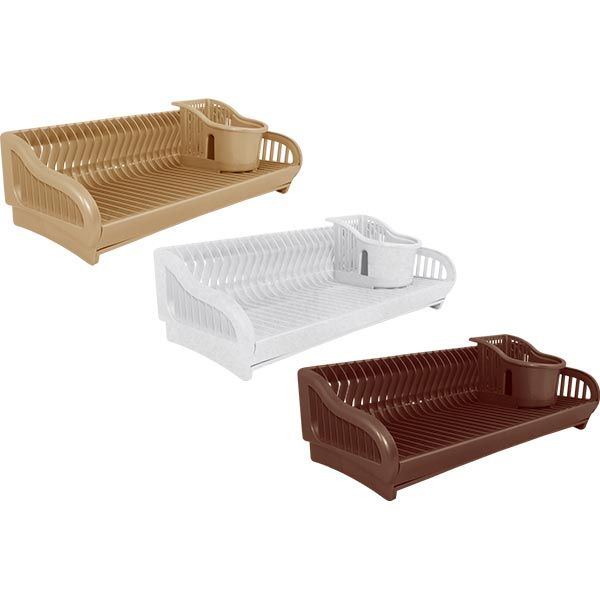 Сушарка для посуду Алеана 2 в 1 53x23x19 см