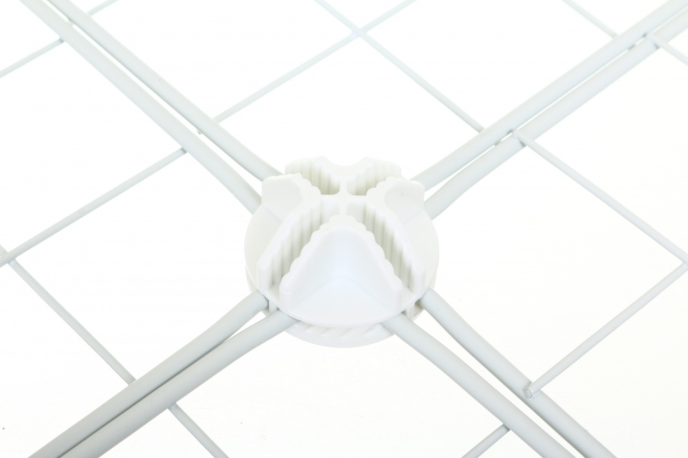 Стелаж дротяний куб metal сubes storage 9 полиць 1105х1105х370 мм білий