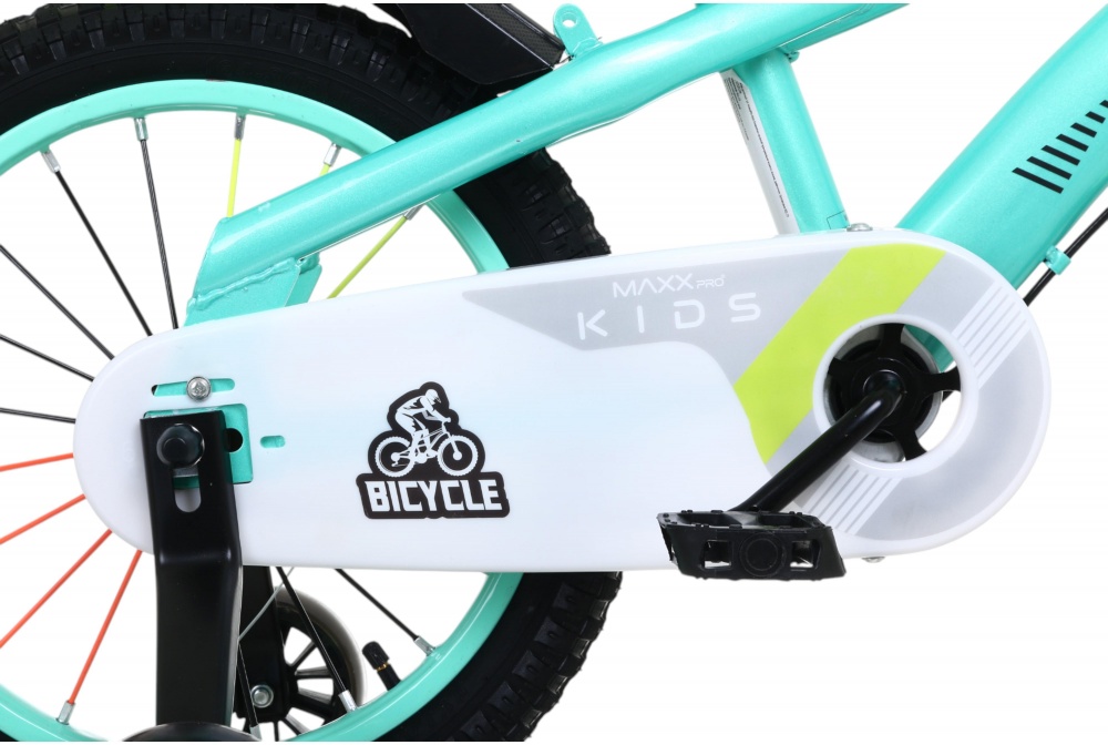 Велосипед детский MaxxPro kids 16' KQ-23 голубой с желтым