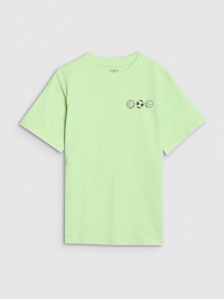 Футболка 4F TSHIRT M2640 4FJRSS25TTSHM2640-45S р.122 желтый