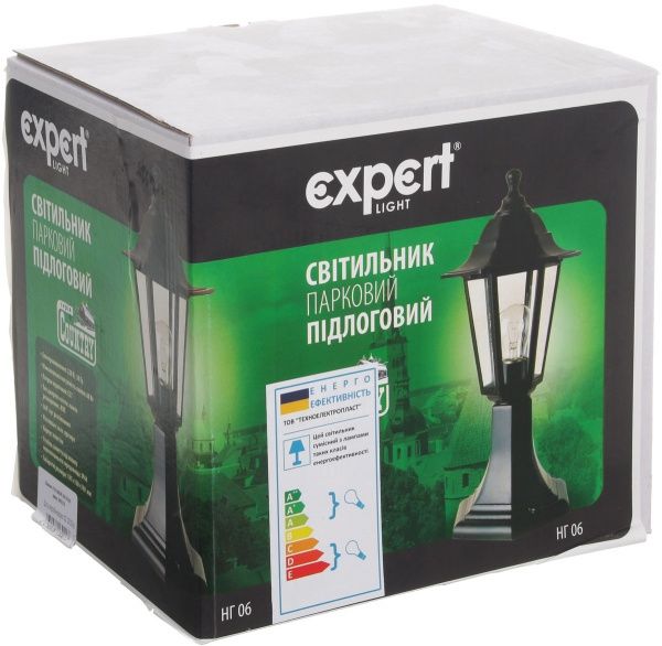 Світильник парковий Expert Кантрі НГ06 підлоговий E27 60 Вт IP44 чорний 