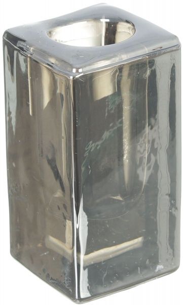 Подсвечник столбик серебряный 4х8 см Koopman