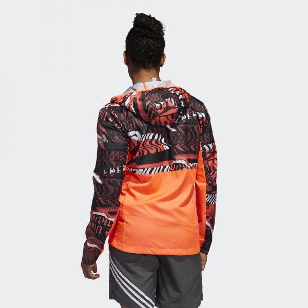 Ветровка Adidas OWN THE RUN JKT FL6988 S оранжевый
