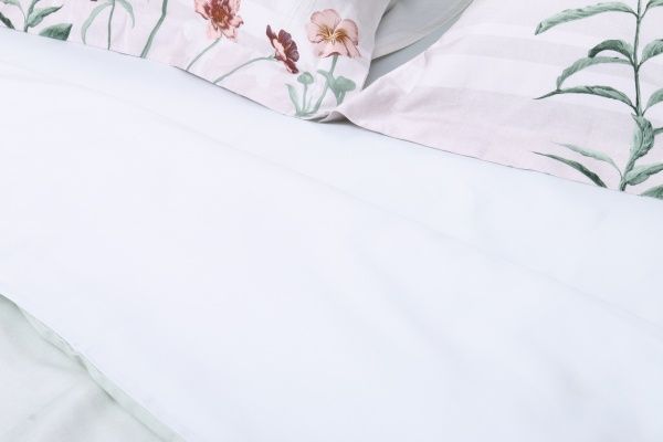 Комплект постільної білизни lovingly sa 2 бежевий із рожевим Vandyck 