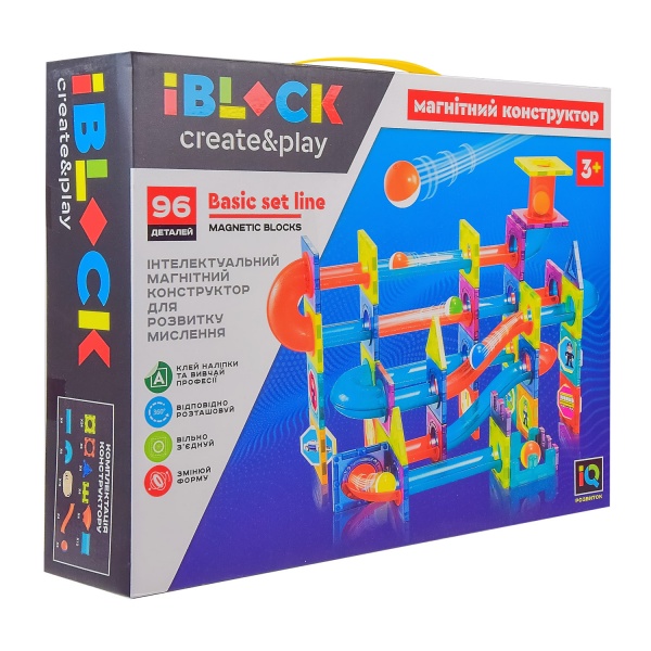 Конструктор магнитный Iblock PL-921-252