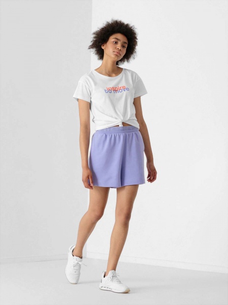 Футболка 4F D4Z21-TSD250-10S р.S білий