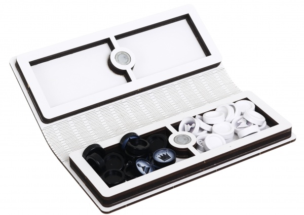 Игровой набор Шахматы и шашки 2 в 1 200х200 мм