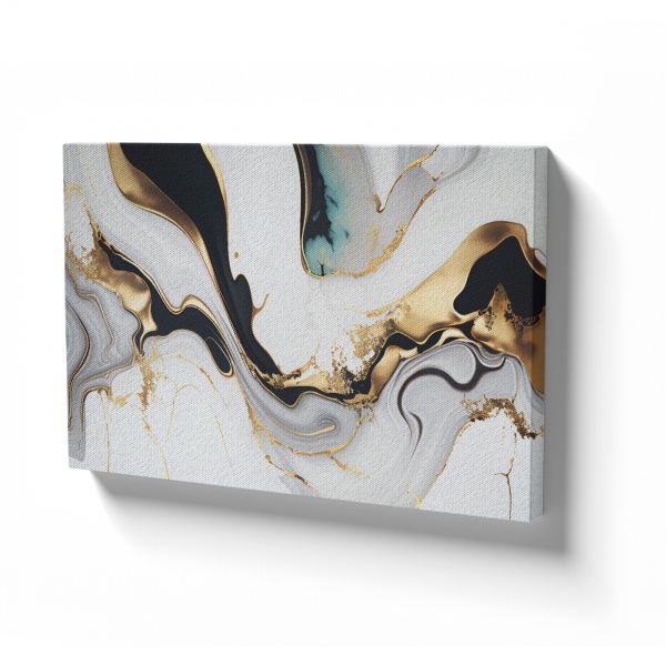 Картина на холсте Золотые волны 80x110 см WS Holst 575710782 