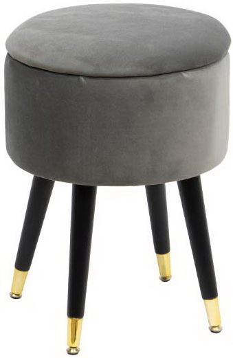 Пуф Джой 370х370х500 мм сірий 