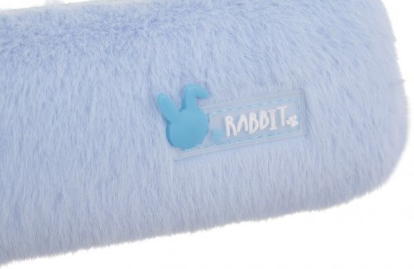 Пенал школьный Rabbit голубой